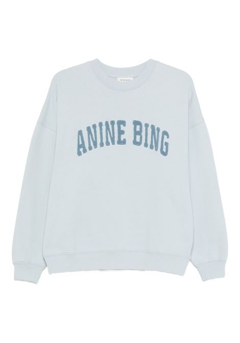 miles sweatshirt woman light blue ANINE BING | A-08-12063BEL41